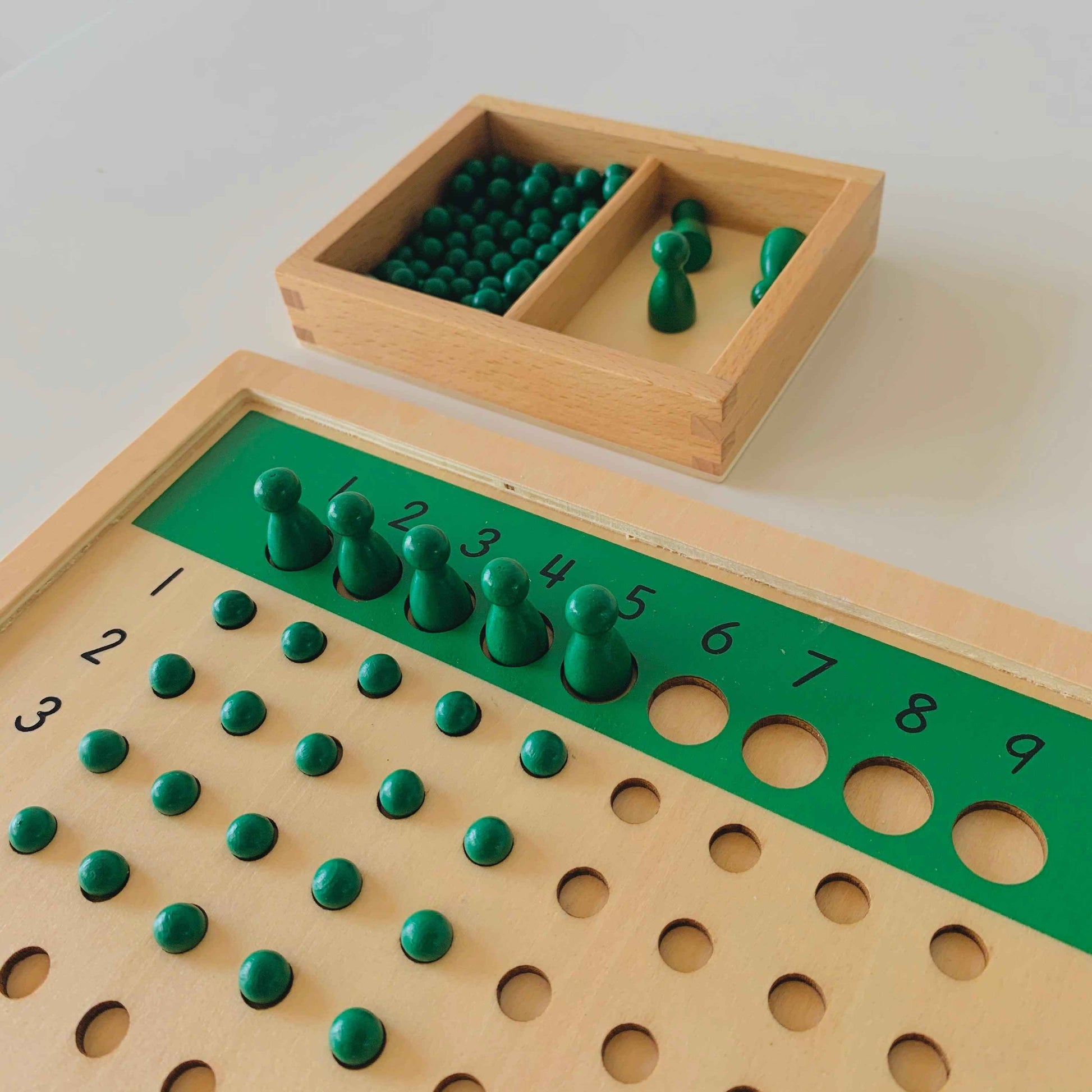 Montessori Unit Division Bead Board Set Early Math Games for Kids STEM Toys