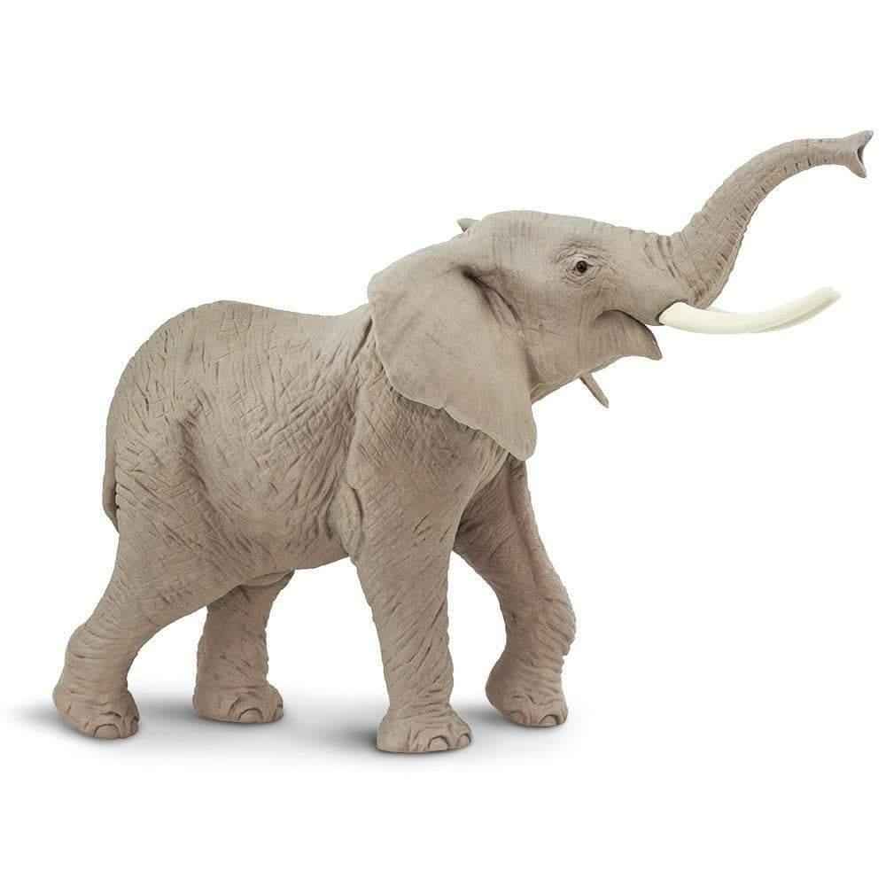 African Elephant Figurine by Safari Ltd Extra Large Safari Collection Animal Figurines 3yrs+