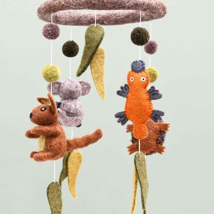 Tara Treasures Felt Australian Animals Baby Nursery Cot Mobile Australian Animals Baby Gifts Idea 0m+