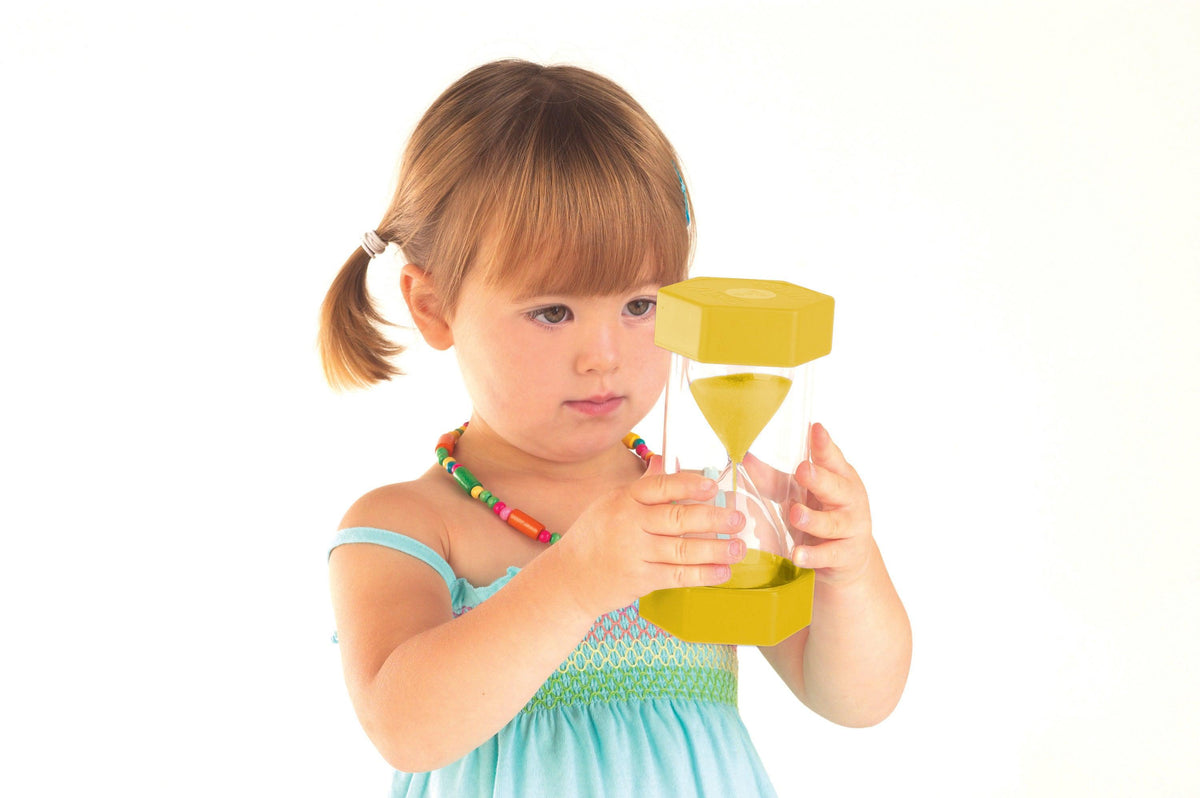 Large Tooth Brushing Sand Timer 3 Minutes by Tickit Montessori Practical Life Materials Early Math STEM Developmental Toys for Toddlers 3yrs+