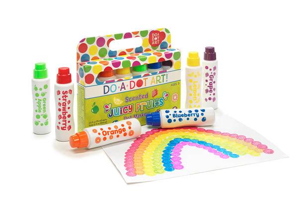 Do A Dot Art Juicy Fruits Markers 6 Pack Art and craft for kids 3yrs+
