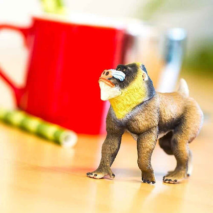 Mandrill Figurine by Safari Ltd Wildlife Collection Animal Figurines 3yrs+