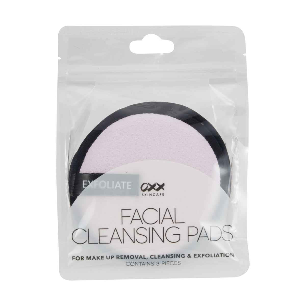 OXX Skincare 3 Piece Facial Cleansing Pads