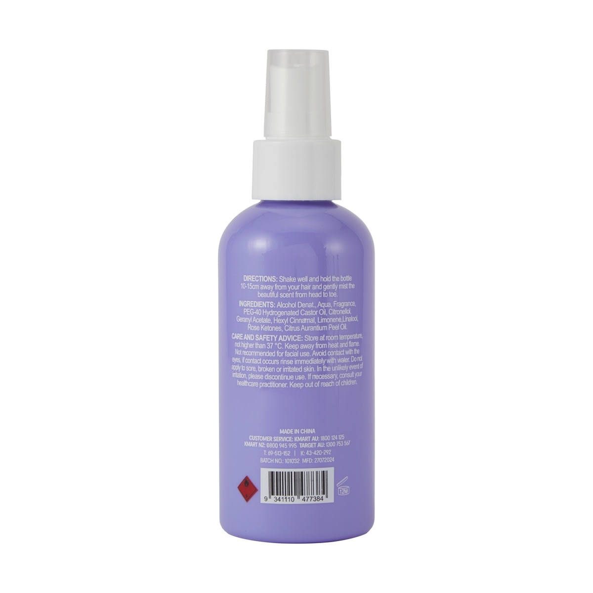 OXX Haircare Mango Splash Hair & Body Mist 150ml - Mango and Passionfruit Scented