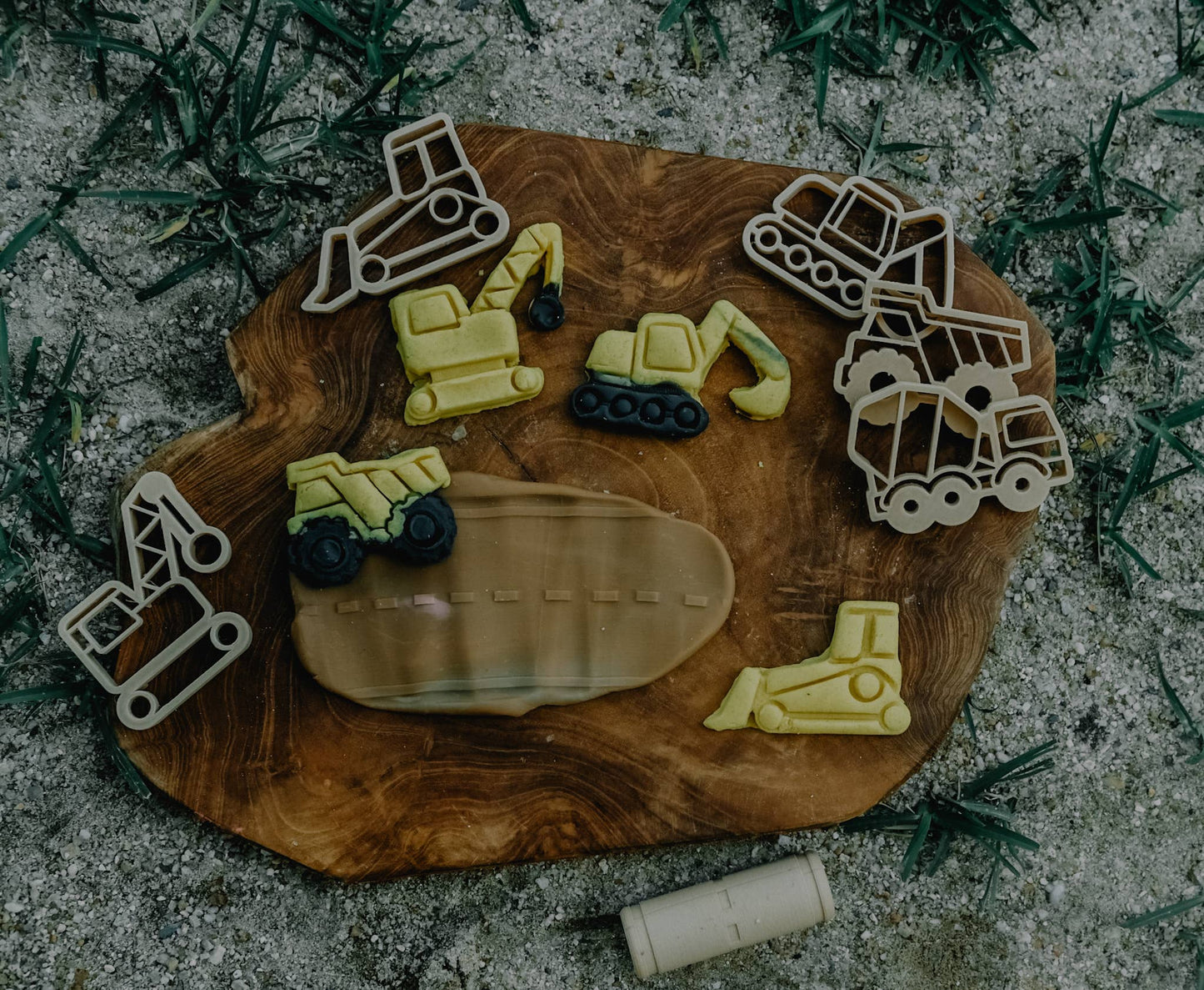 Kinfolk Pantry Construction Eco Cutter Set Playdough Sand Toys Art and craft for kids 3yrs+