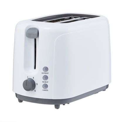 2 Slice Toaster - White