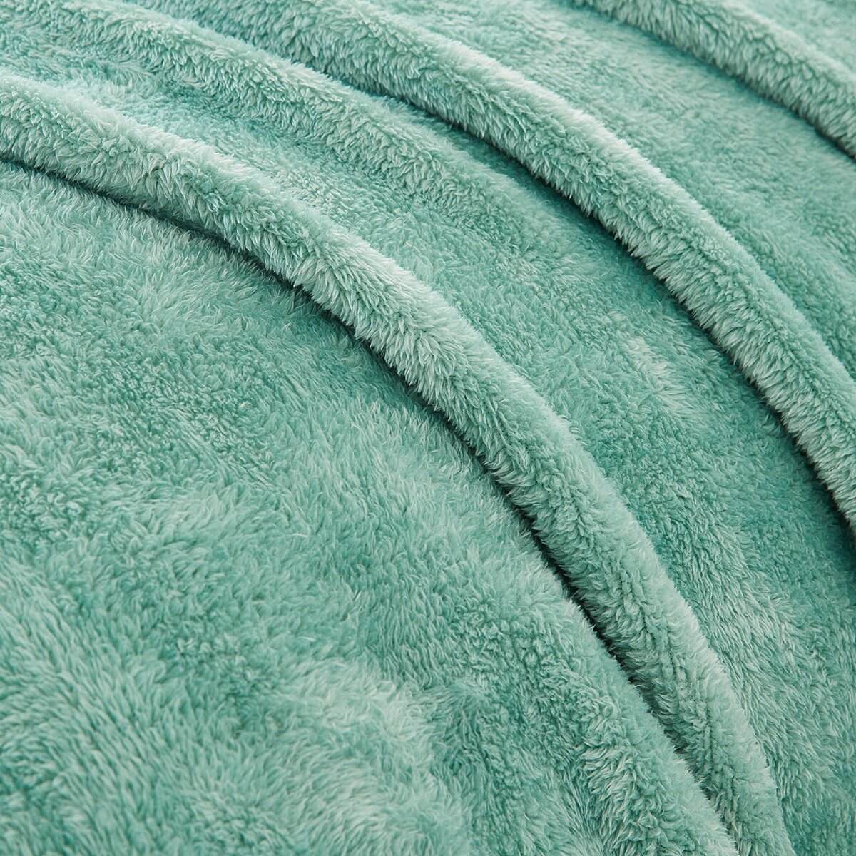 Plush Blanket - Single Bed, Green