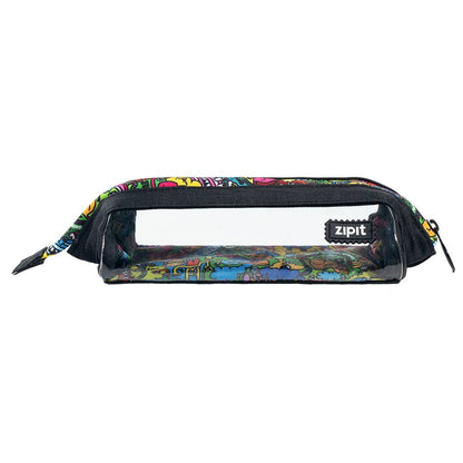 ZIPIT Clear Lenny Pencil Case Stationary Best Seller 3yrs+