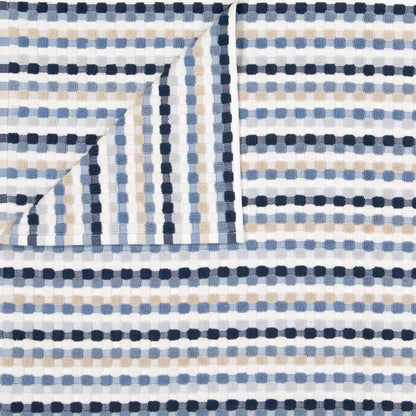 Blue Popcorn Cotton Bath Towel