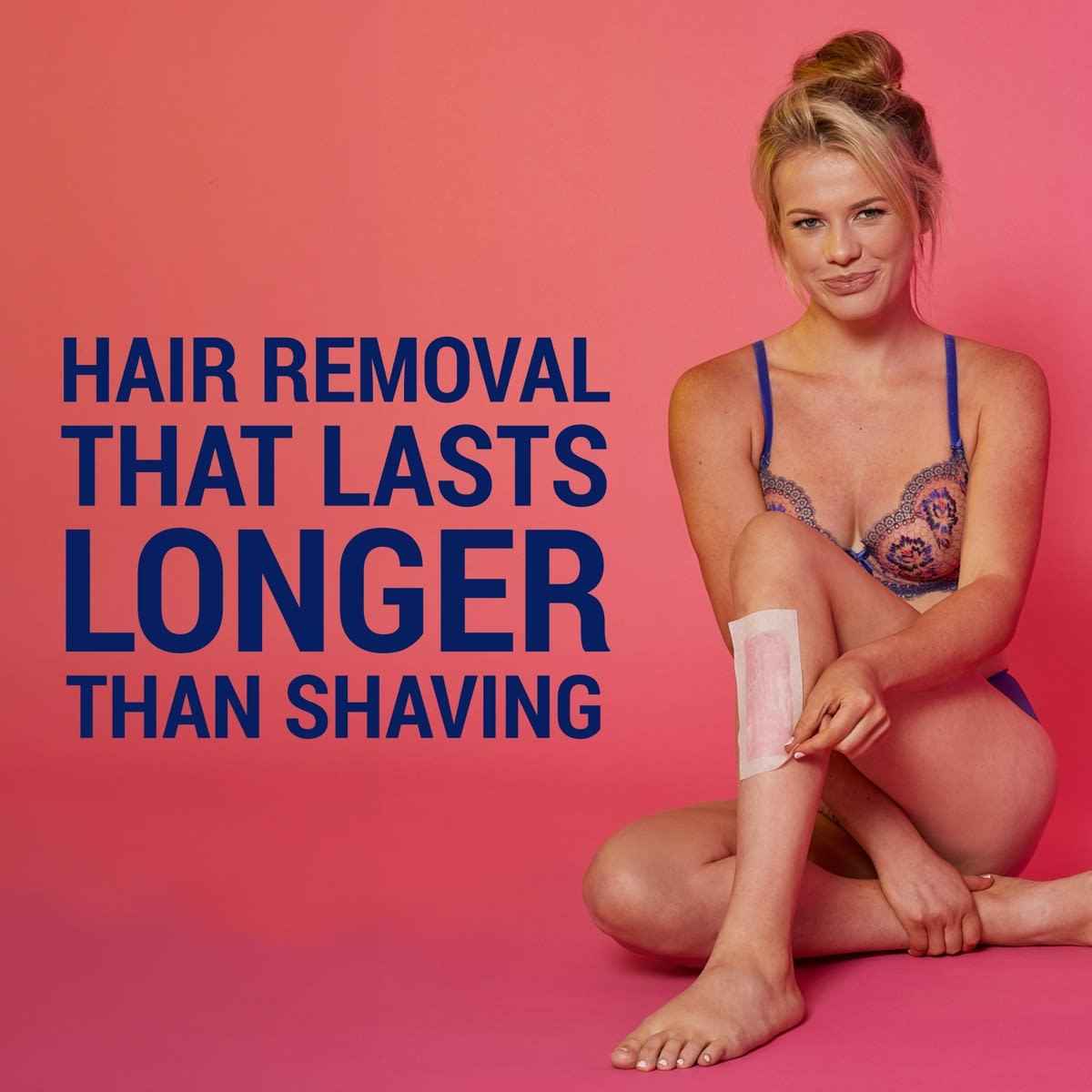 40 Pack Nair Large Wax Strips Sensitive Formula