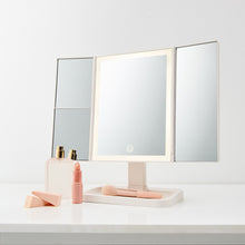 Trifold LED Mirror