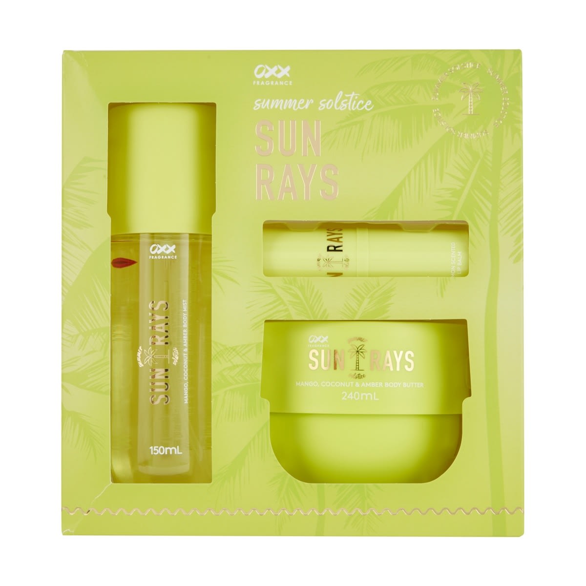 OXX Fragrance Sun Rays Summer Solstice Gift Set
