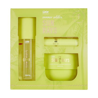 OXX Fragrance Sun Rays Summer Solstice Gift Set