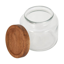 550ml Glass Jar with Wood Lid