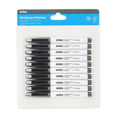 10 Pack Whiteboard Markers