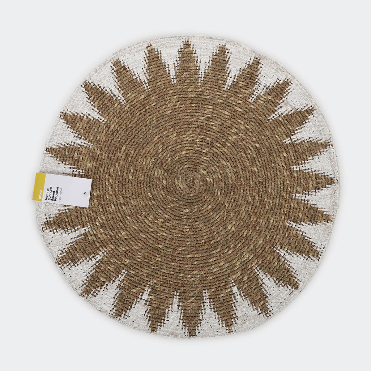Natural Sunburst Round Placemat