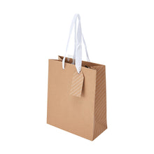 Kraft Stripe Gift Bag - Medium