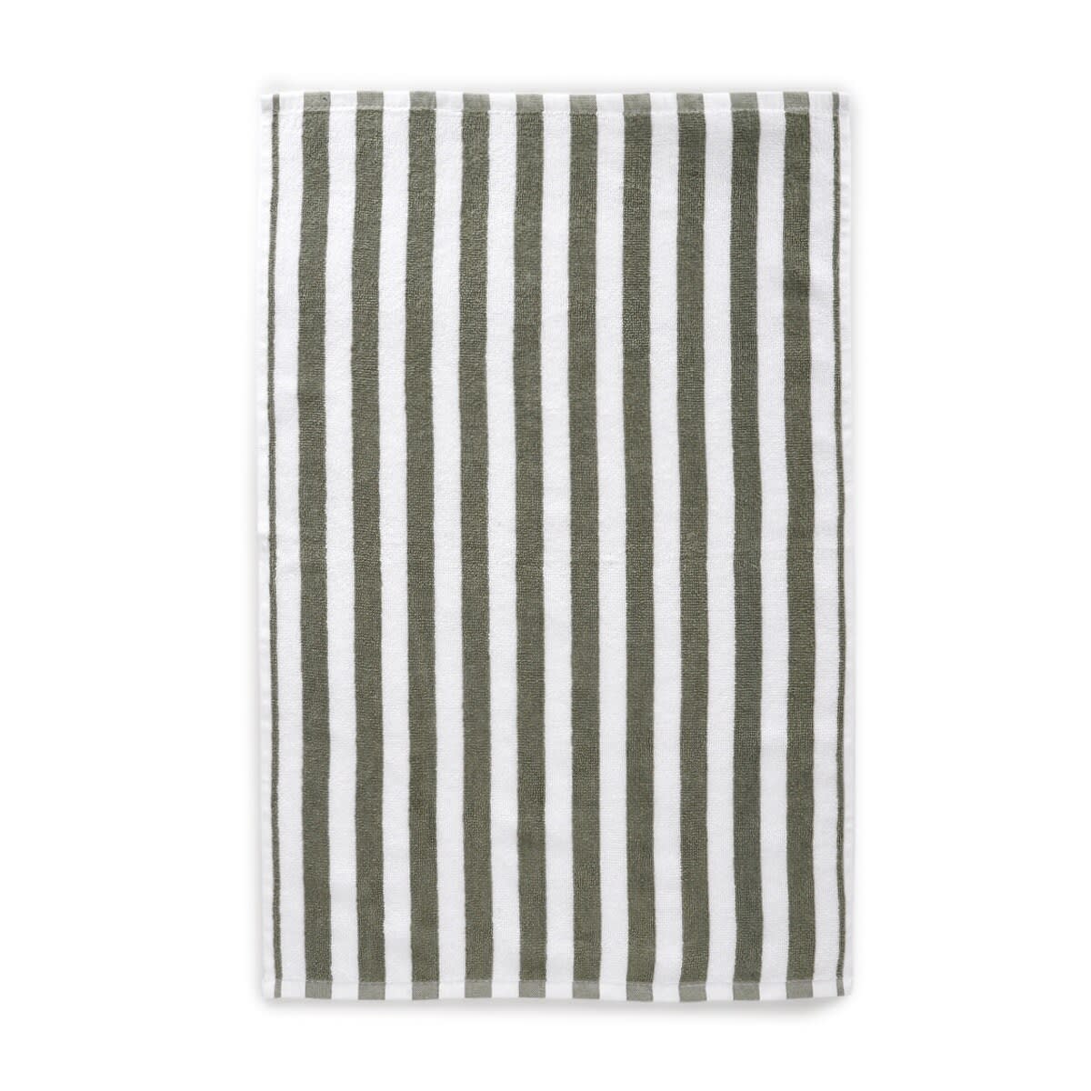 4 Pack Green Linear Terry Tea Towels