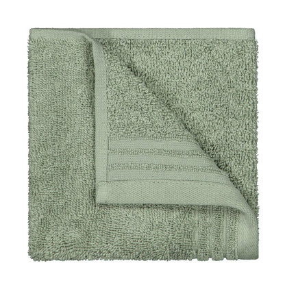 Edan Cotton Face Washer - Moss