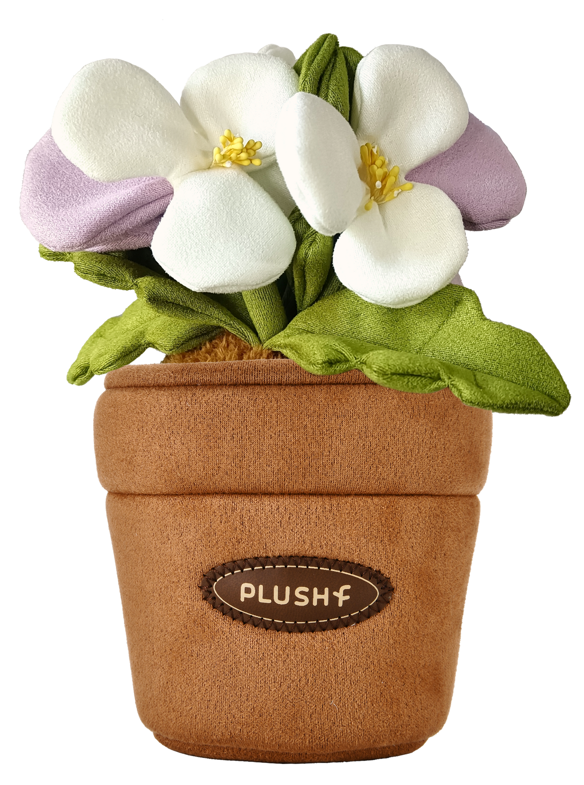 PlushWoods Viola Cornuta Plant Plush With Pot 18cm