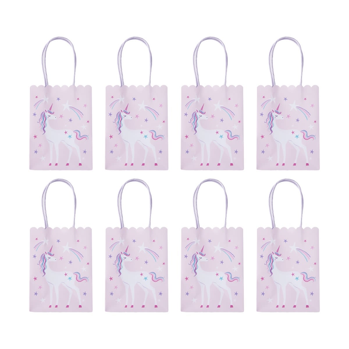 8 Pack Unicorn Loot Bags