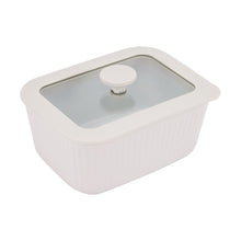 500ml Porcelain Container with Glass Lid