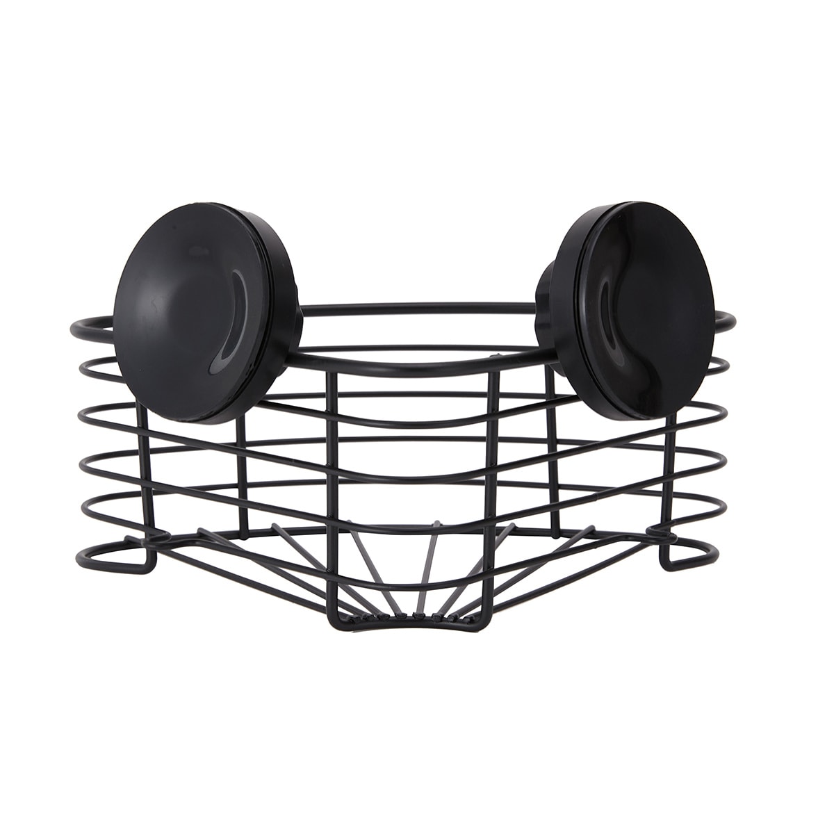 Black Suction Corner Caddy