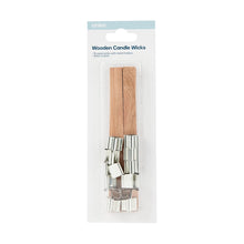 15 Piece Wooden Candle Wicks