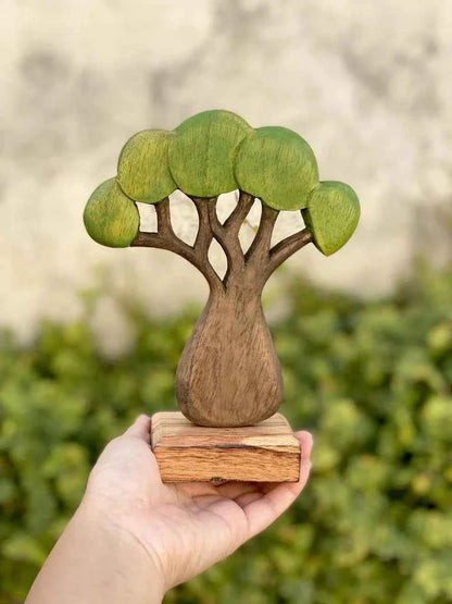 Papoose Wooden African Trees Set of 3 Pretend & Imaginative Play Toys 3yrs+