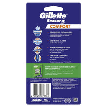 8 Pack Gillette Sensor 3 Comfort Disposable Razors