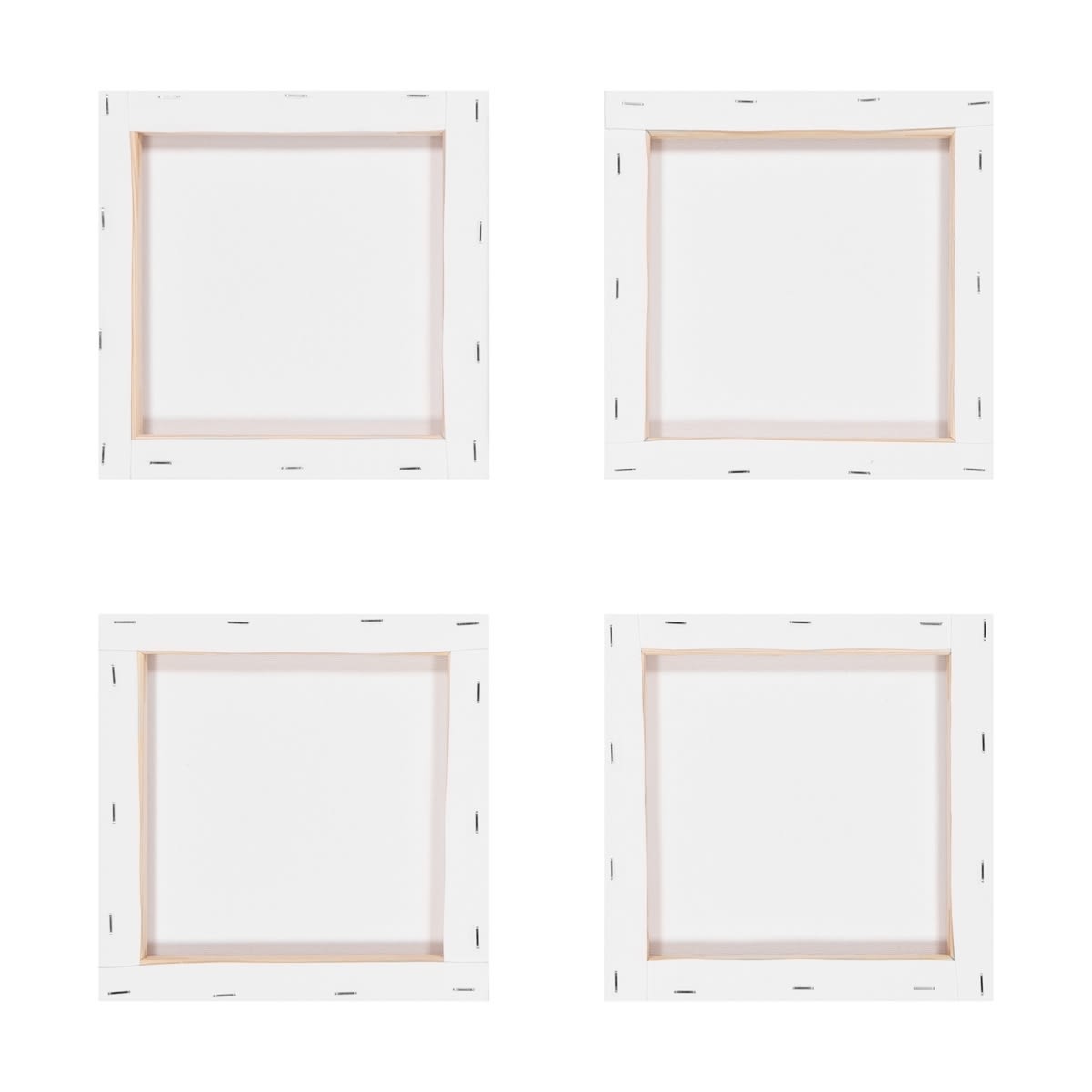 8in. x 8in. Stretch Canvas - 4 Pack