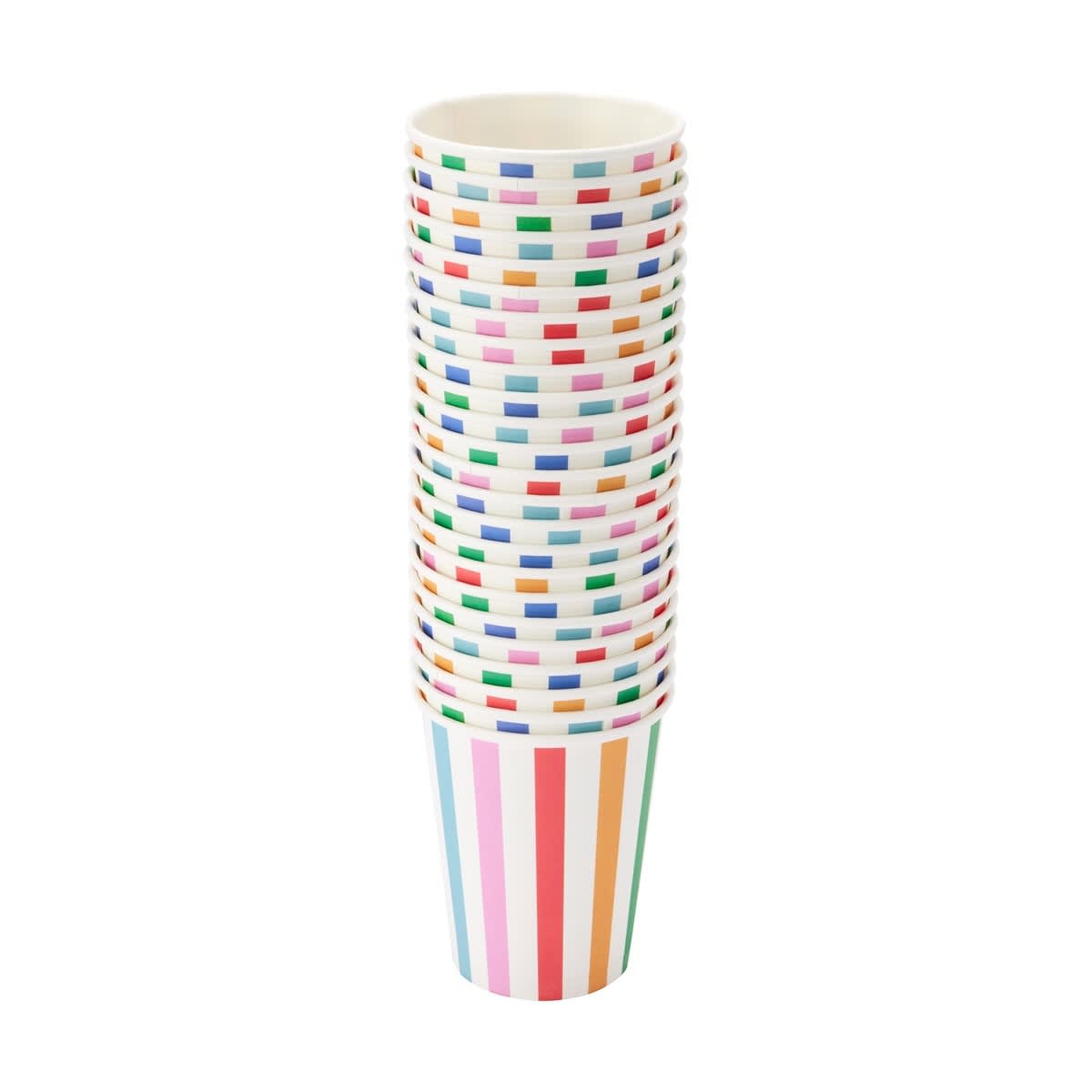 24 Pack Bright Paper Cups