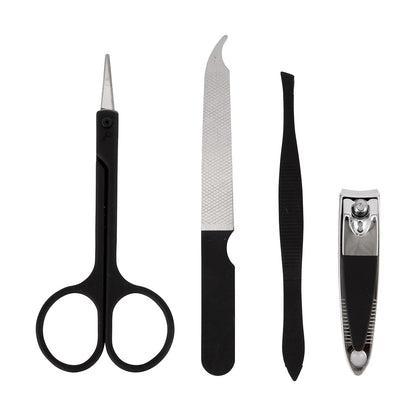 OXX Cosmetics 4 Piece Manicure Set - Black