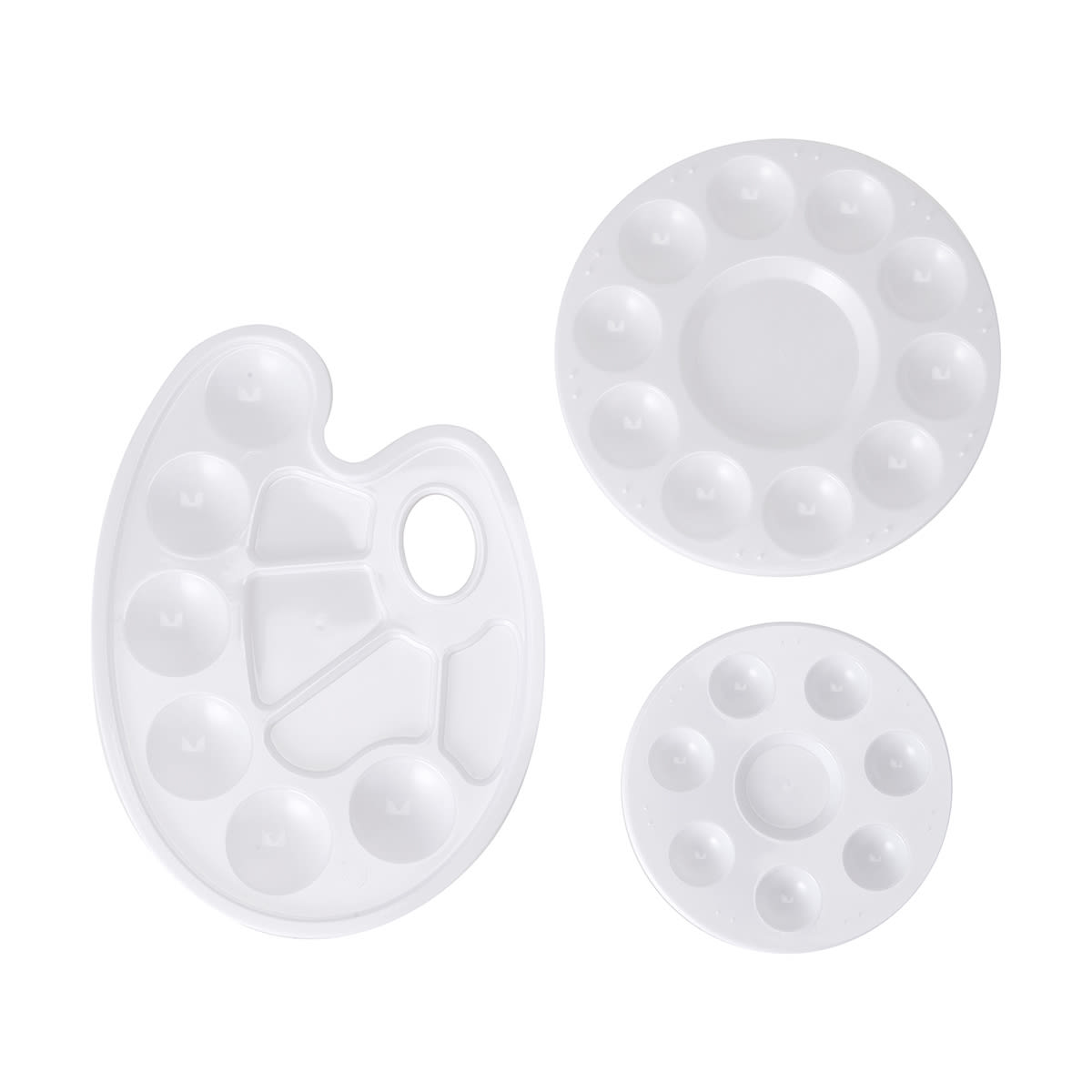3 Pack Paint Palette Set