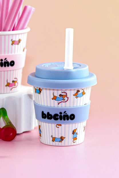 BBcino Dash in Blue 120ml Babycino Cup