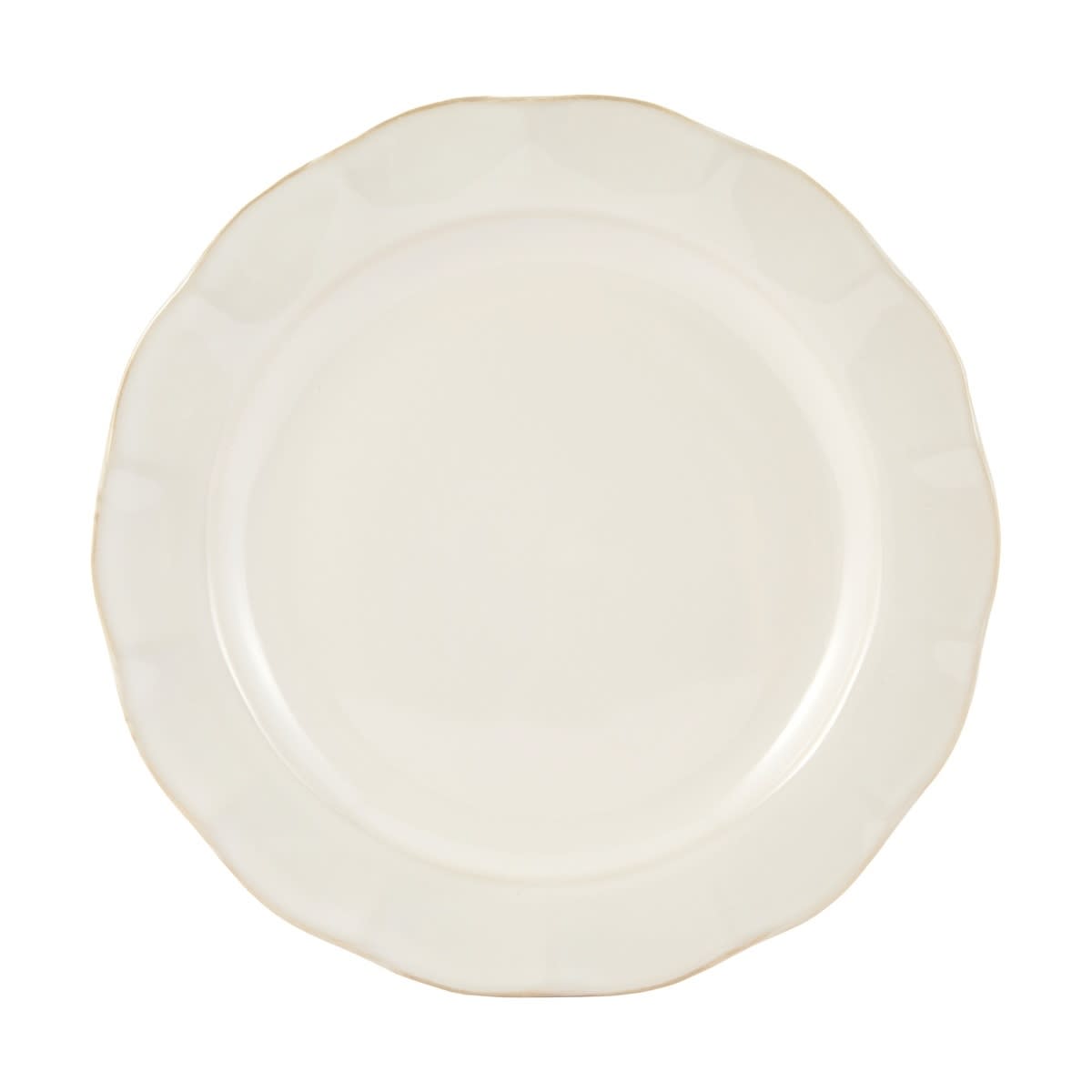 White Petal Dinner Plate