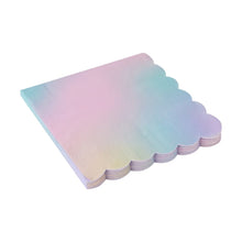 20 Pack Ombre Scalloped Paper Napkins