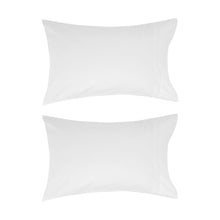 2 Pack 500 Thread Count Australian Grown Cotton Standard Pillowcases - White
