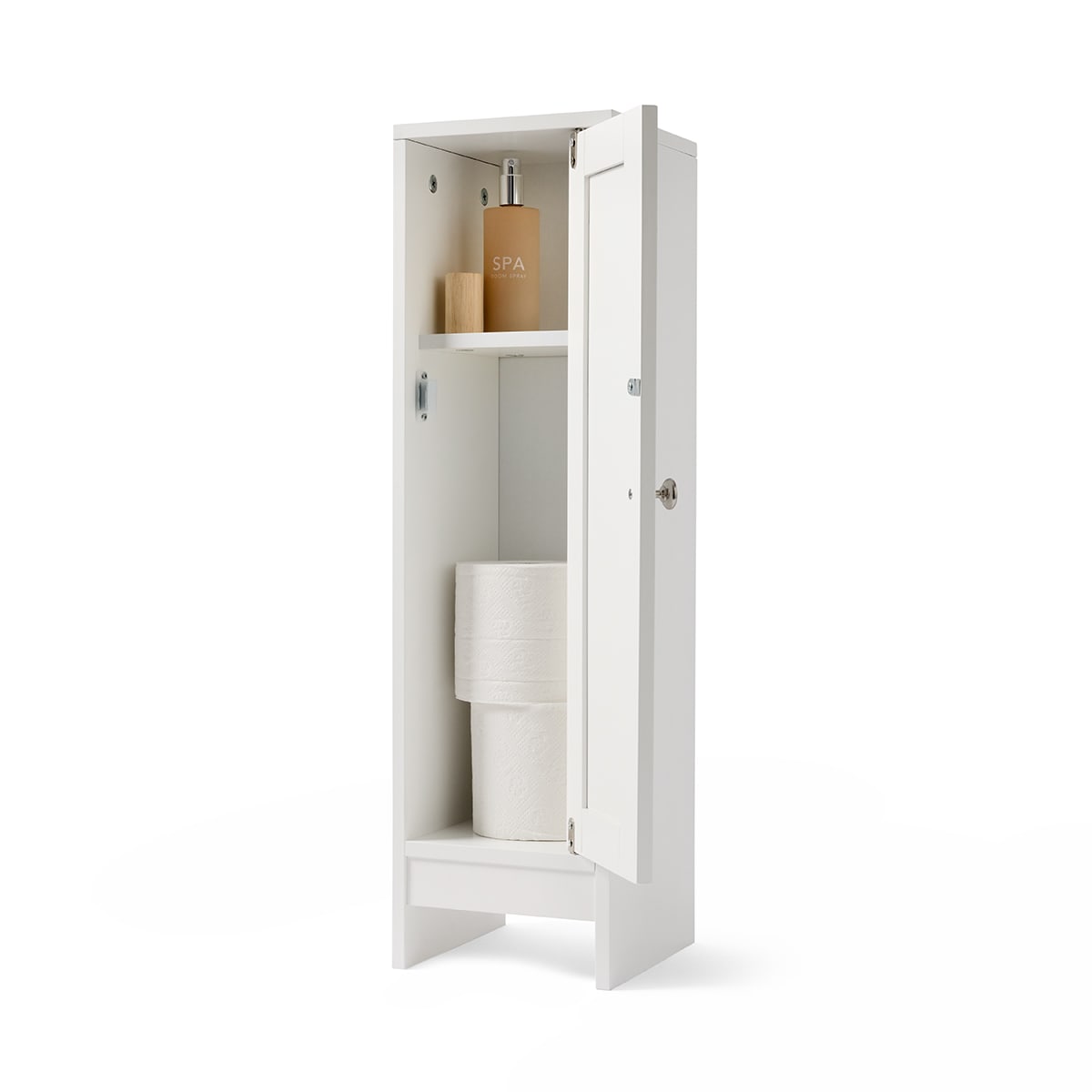 Panelled Toilet Cabinet