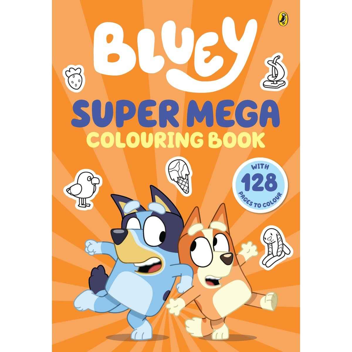 Bluey: Super Mega Colouring Book