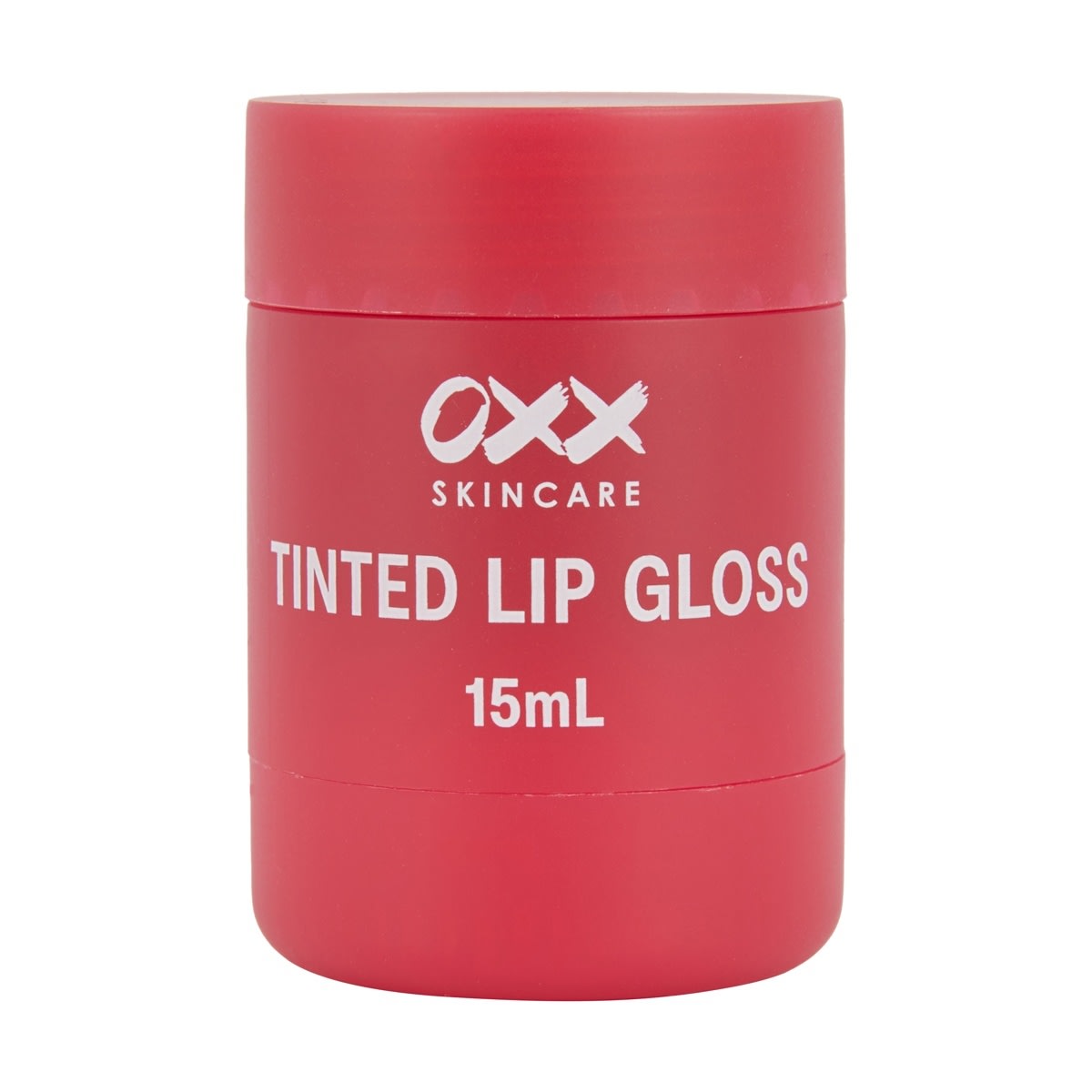 OXX Skincare Tinted Lip Gloss 15ml - Cherry Extract and Cherry Scented
