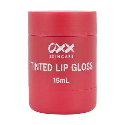 OXX Skincare Tinted Lip Gloss 15ml - Cherry Extract and Cherry Scented
