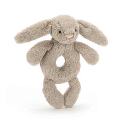 Jellycat Ring Rattle Bashful Bunny Beige 18cm
