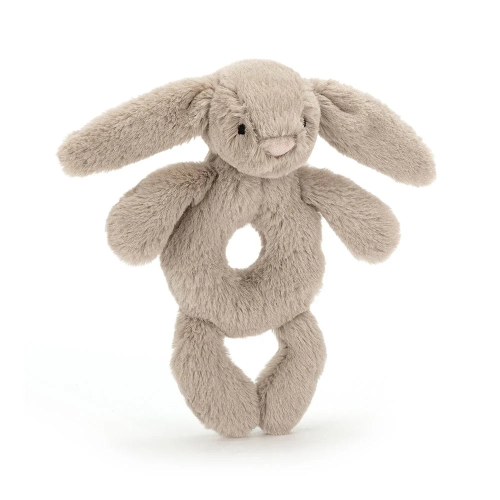 Jellycat Ring Rattle Bashful Bunny Beige 18cm
