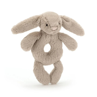 Jellycat Ring Rattle Bashful Bunny Beige 18cm
