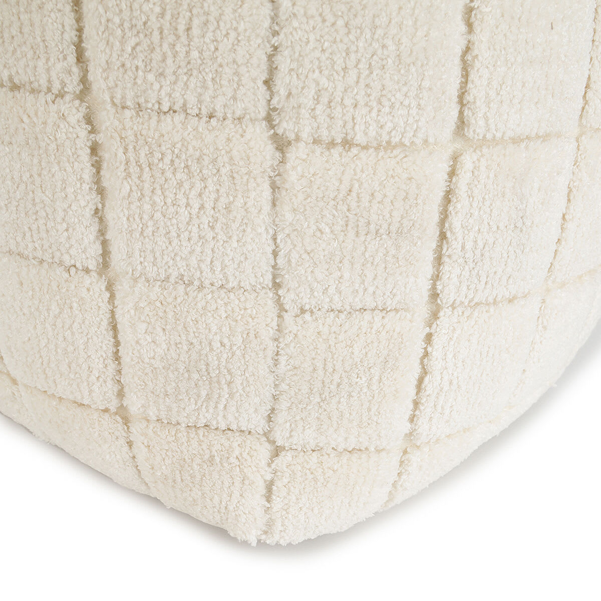Lofty Check Ottoman