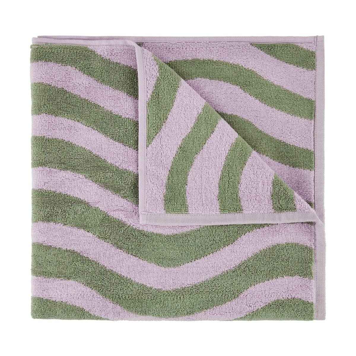 Lilac Wave Cotton Bath Towel