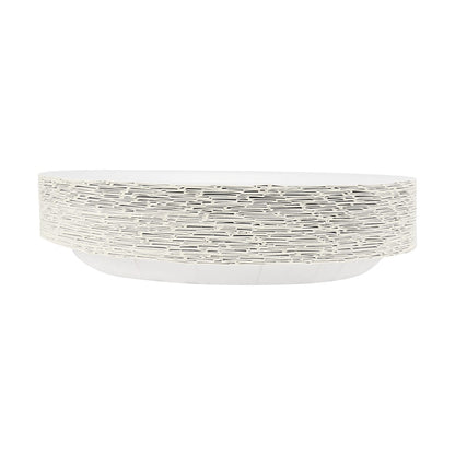 50 Piece White Round Paper Plates