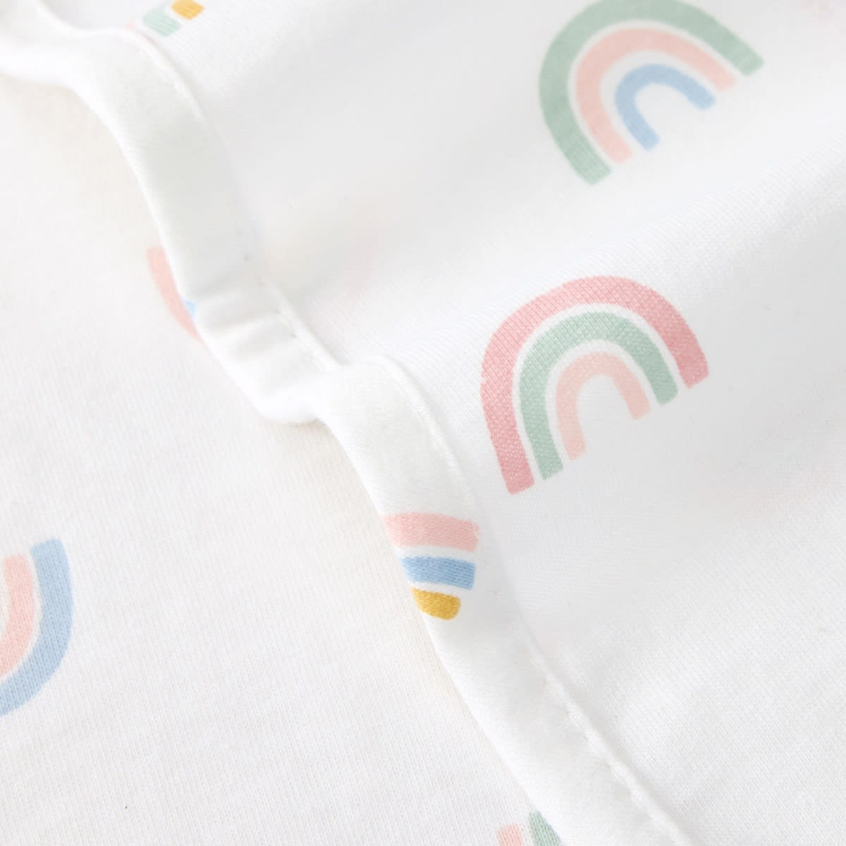 Cotton Jersey Blanket - Rainbow