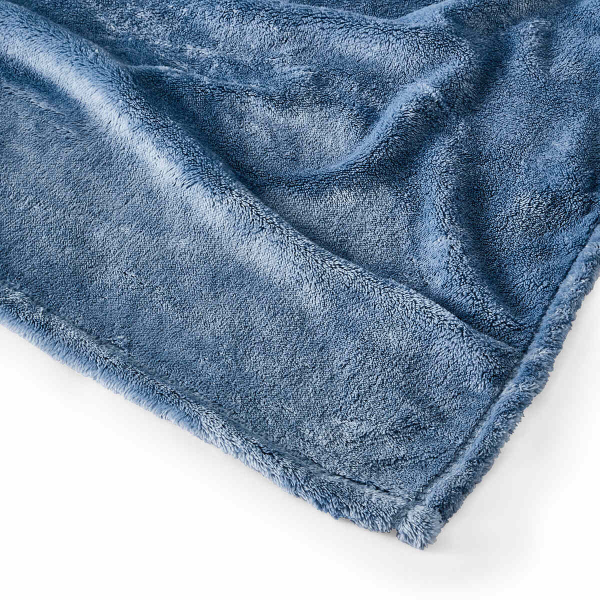 Plush Blanket - Single Bed, Blue